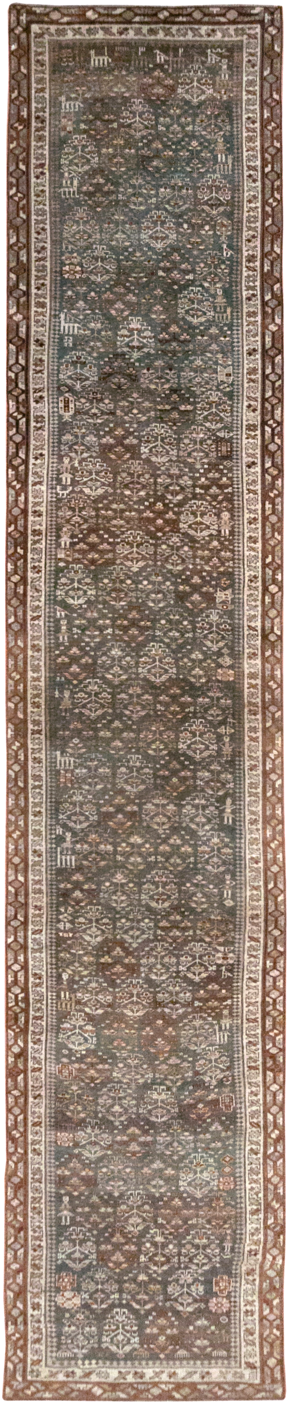 Antique Persian Kurd Long Runner, No.29685 - Galerie Shabab