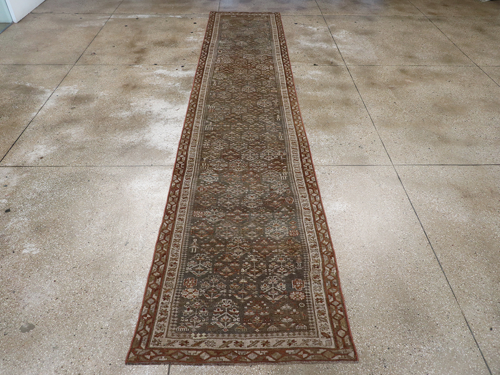 Antique Persian Kurd Long Runner, No.29685 - Galerie Shabab