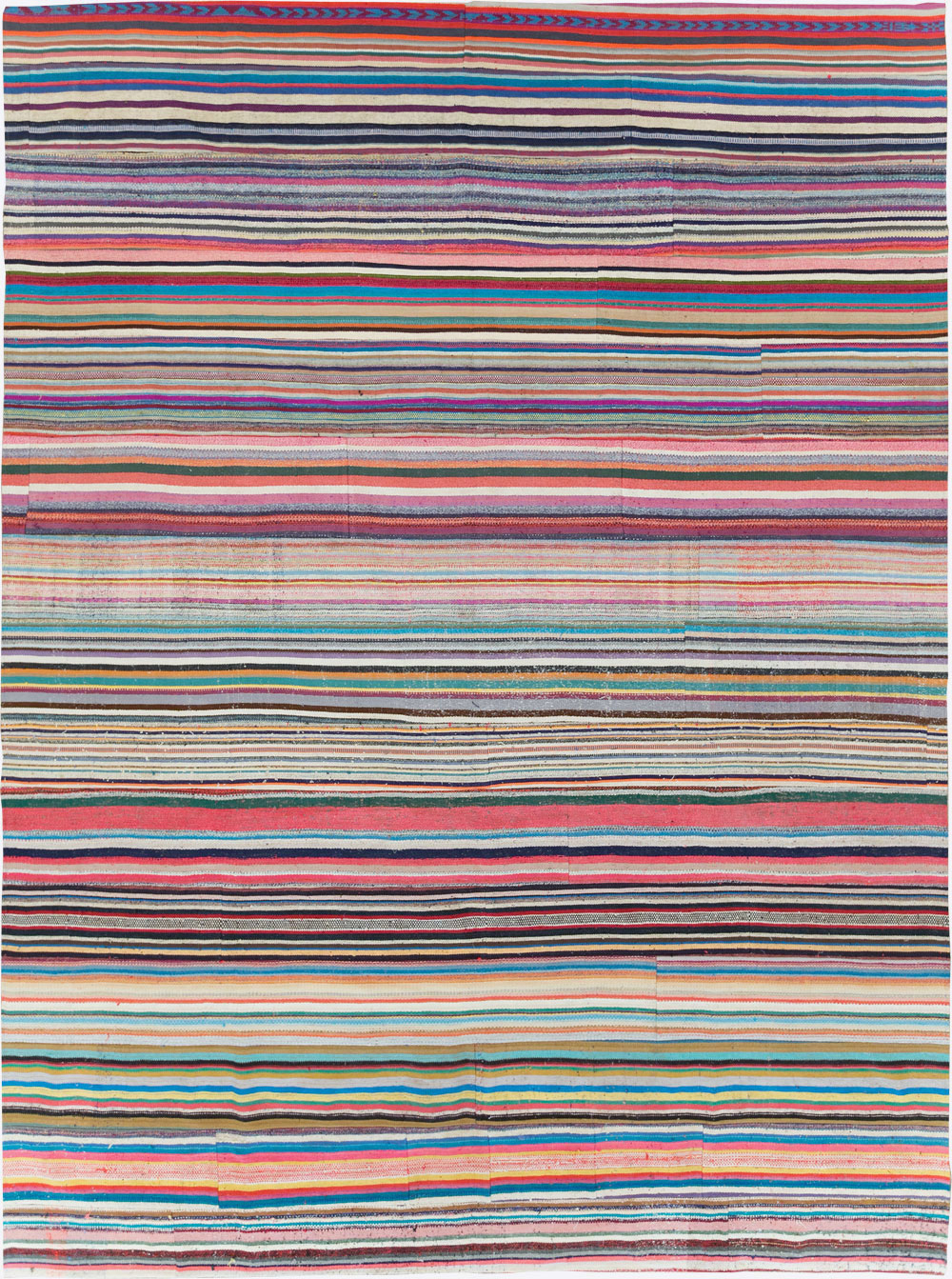 Contemporary Turkish Flatweave Kilim Large Room Size Carpet, No.29690 - Galerie Shabab