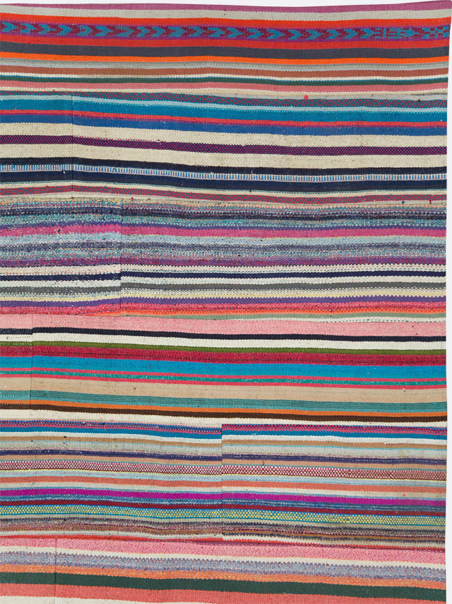 Contemporary Turkish Flatweave Kilim Large Room Size Carpet, No.29690 - Galerie Shabab