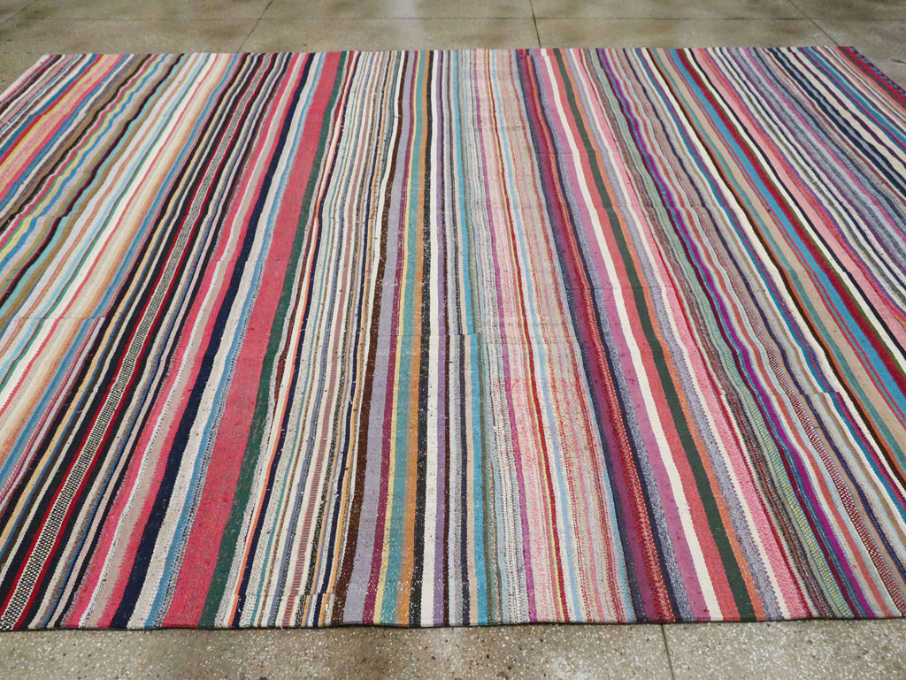 Contemporary Turkish Flatweave Kilim Large Room Size Carpet, No.29690 - Galerie Shabab