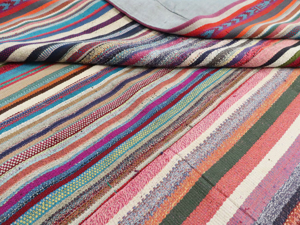 Contemporary Turkish Flatweave Kilim Large Room Size Carpet, No.29690 - Galerie Shabab