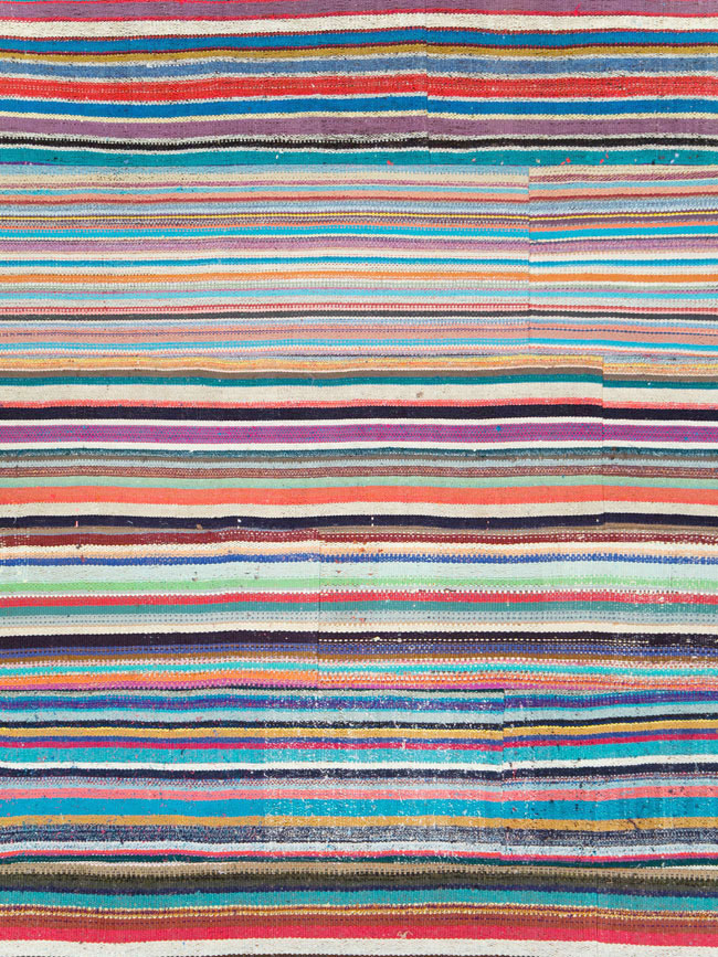 Contemporary Colorful Turkish Flat-Weave Kilim, No.29692 - Galerie Shabab