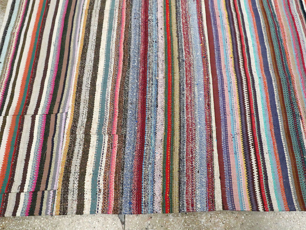 Contemporary Turkish Flatweave Kilim Room Size Carpet, No.29693 - Galerie Shabab