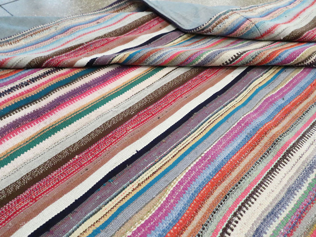 Contemporary Turkish Flatweave Kilim Room Size Carpet, No.29693 - Galerie Shabab