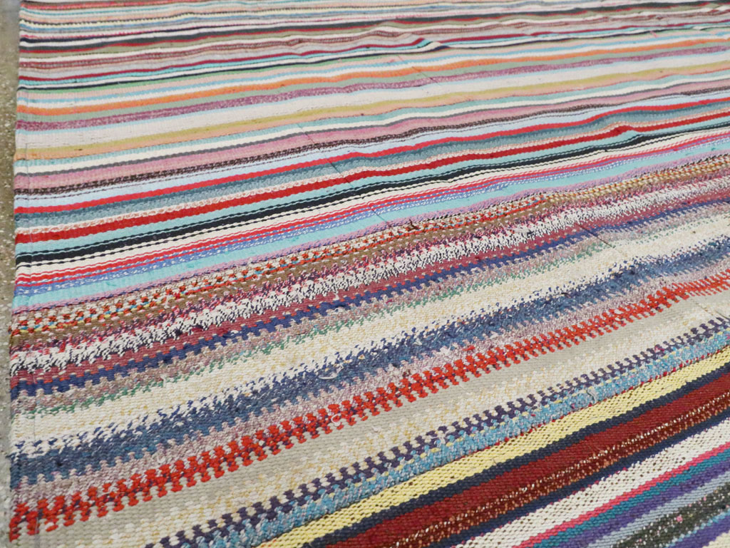 Contemporary Turkish Flatweave Oversize Carpet, No.29694 - Galerie Shabab