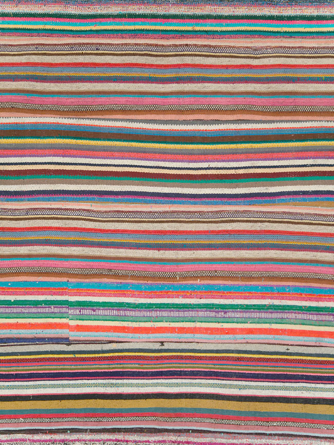 Contemporary Turkish Flatweave Kilim Room Size Carpet, No.29695 - Galerie Shabab