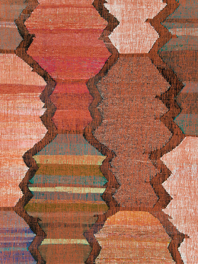 Contemporary Turkish Flatweave Kilim Room Size Carpet, No.29697 - Galerie Shabab