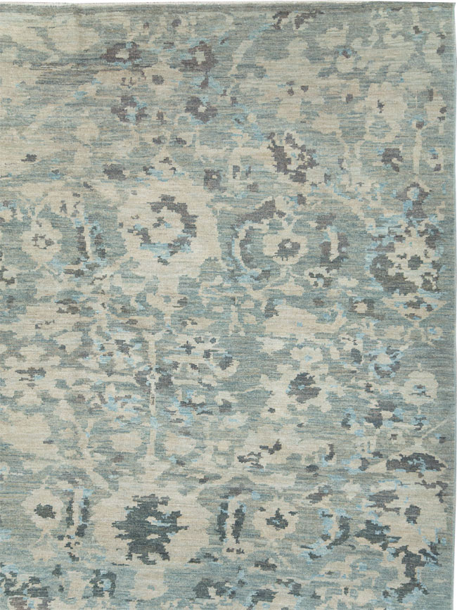 Contemporary Turkish Sultanabad Large Room Size Carpet, No.29700 - Galerie Shabab