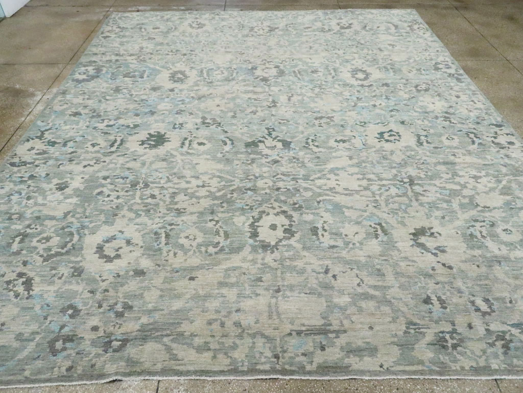 Contemporary Turkish Sultanabad Large Room Size Carpet, No.29700 - Galerie Shabab