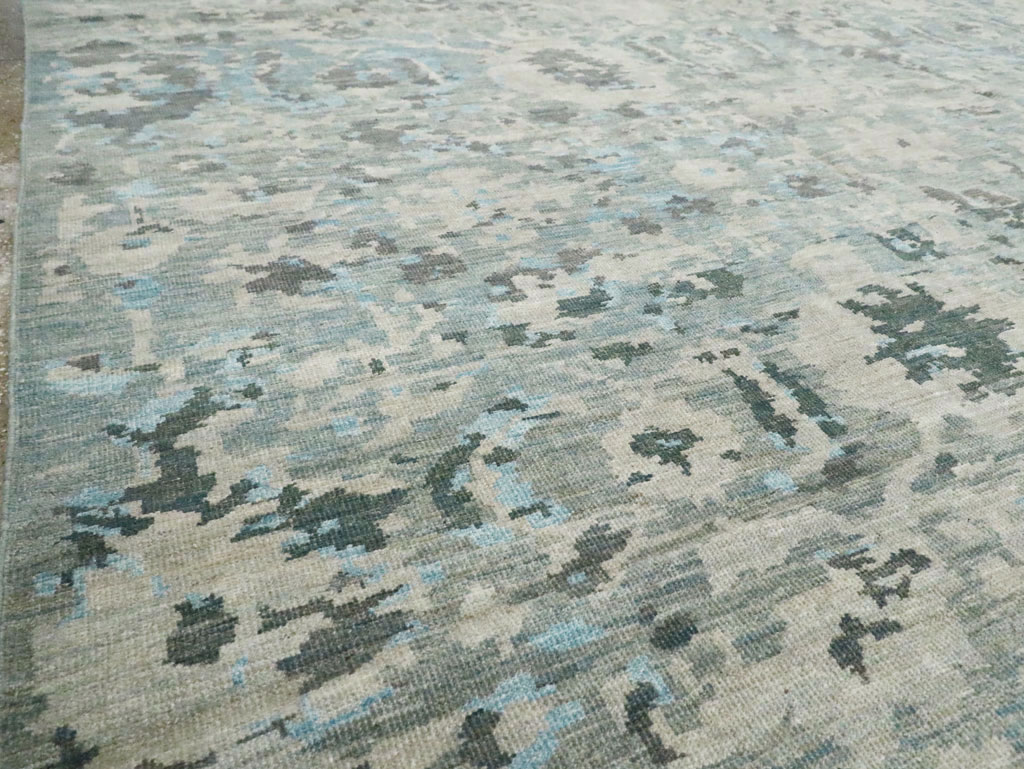 Contemporary Turkish Sultanabad Large Room Size Carpet, No.29700 - Galerie Shabab