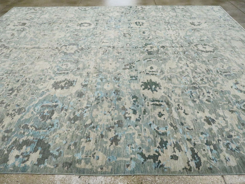 Contemporary Turkish Sultanabad Large Room Size Carpet, No.29700 - Galerie Shabab