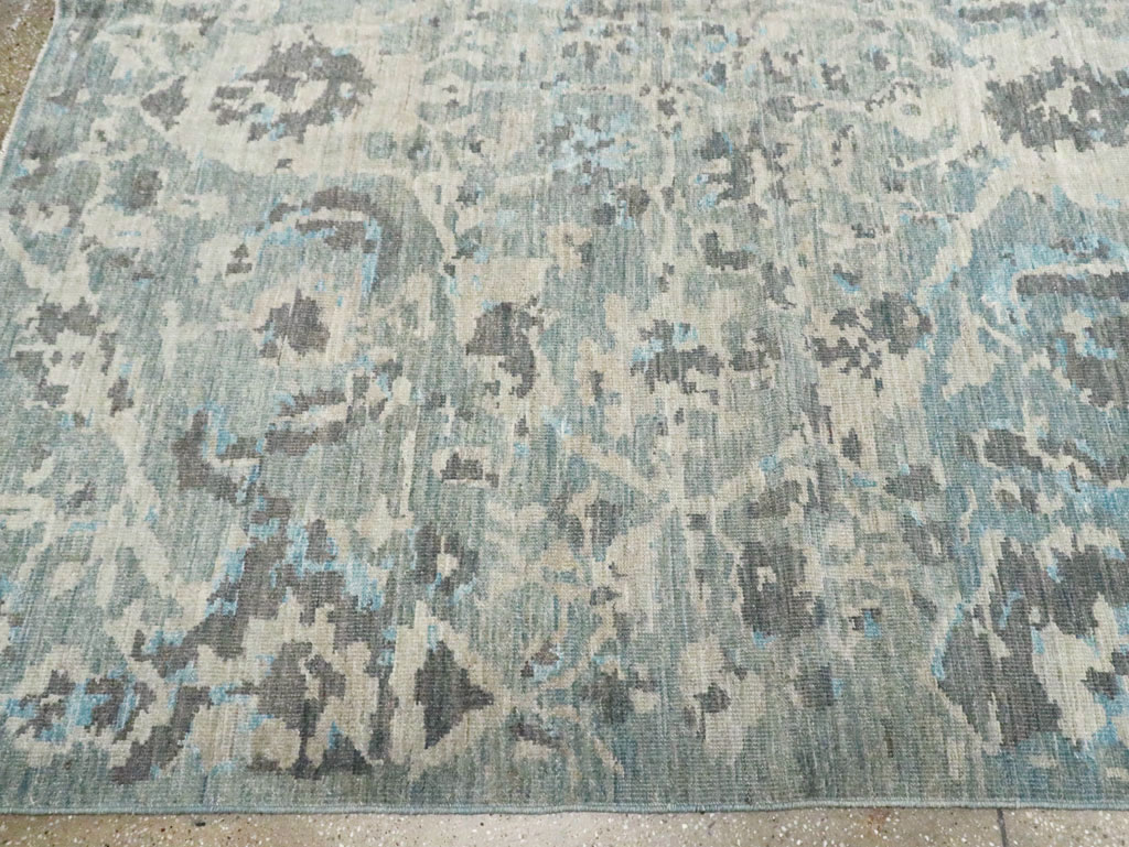 Contemporary Turkish Sultanabad Large Room Size Carpet, No.29700 - Galerie Shabab
