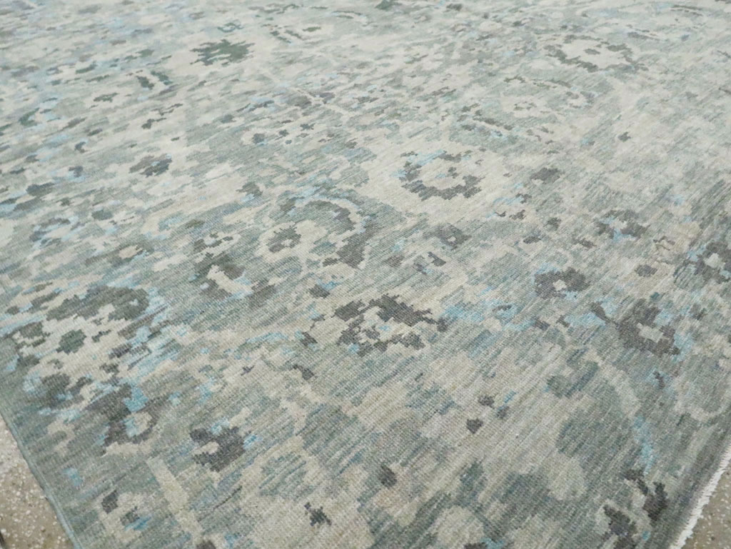 Contemporary Turkish Sultanabad Large Room Size Carpet, No.29700 - Galerie Shabab