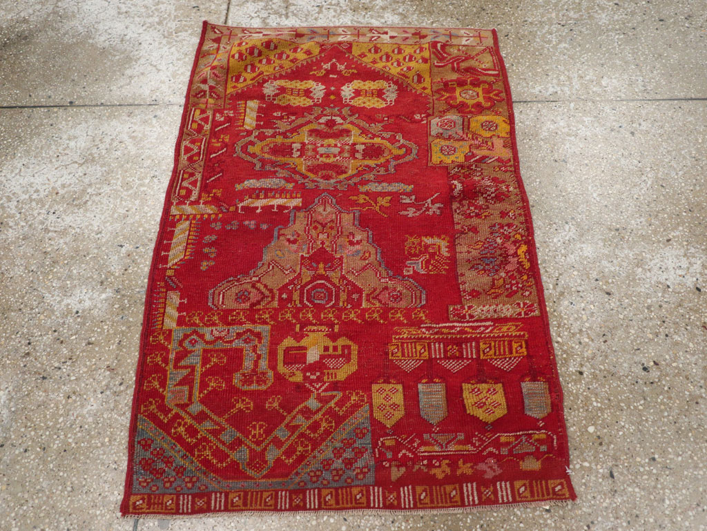 Antique Turkish Anatolian Wagireh Rug, No.29704 - Galerie Shabab