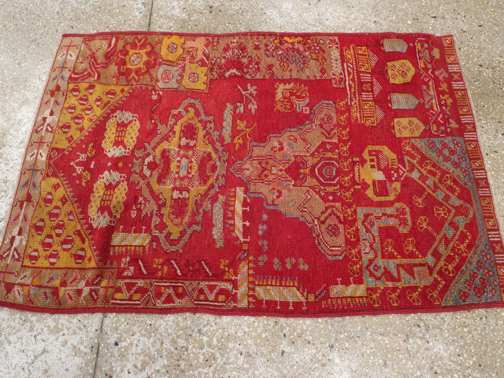 Antique Turkish Anatolian Wagireh Rug, No.29704 - Galerie Shabab
