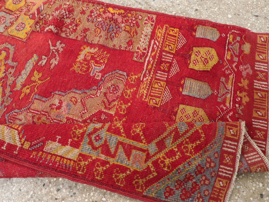Antique Turkish Anatolian Wagireh Rug, No.29704 - Galerie Shabab