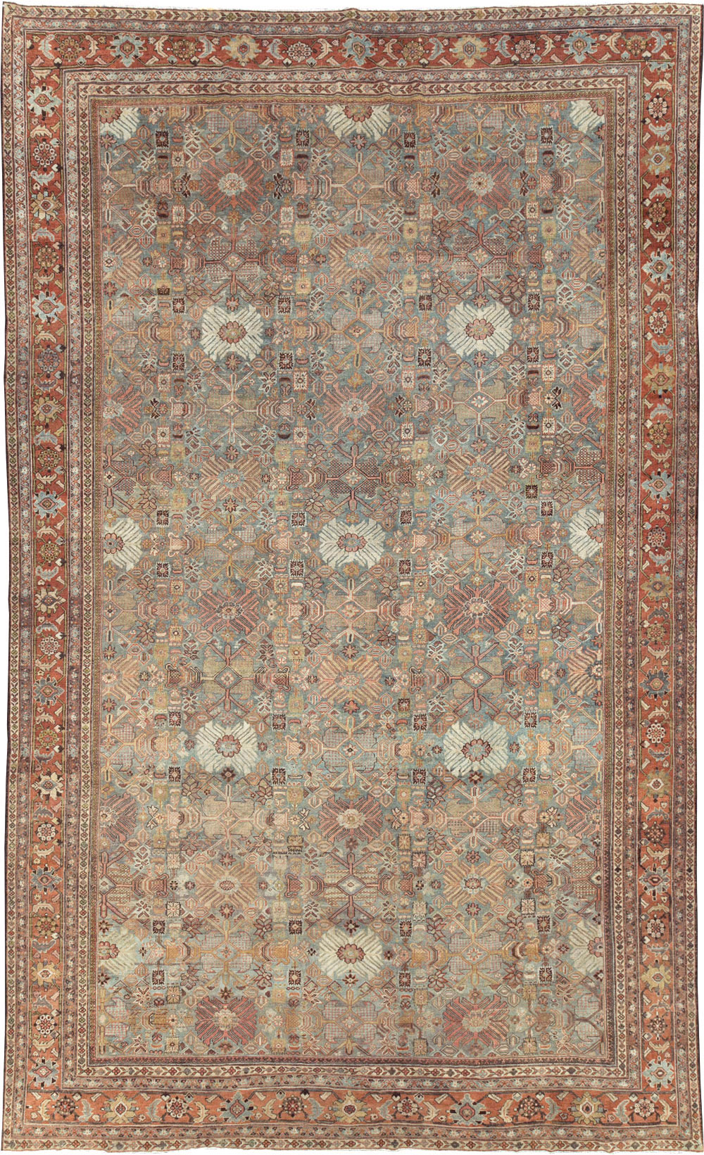 Antique Persian Mahal Carpet, No.29706 - Galerie Shabab