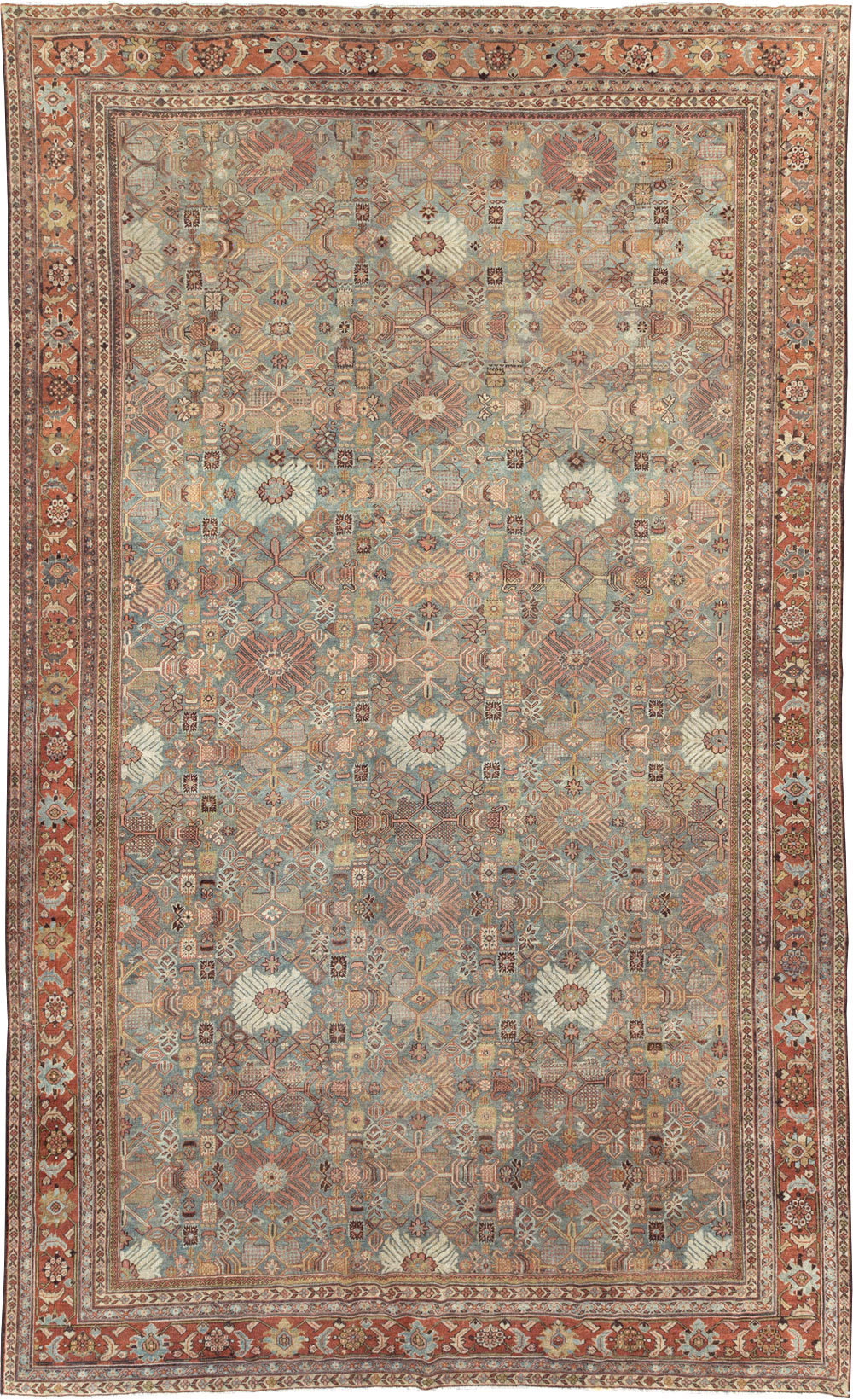 Antique Persian Mahal Carpet, No.29706 - Galerie Shabab