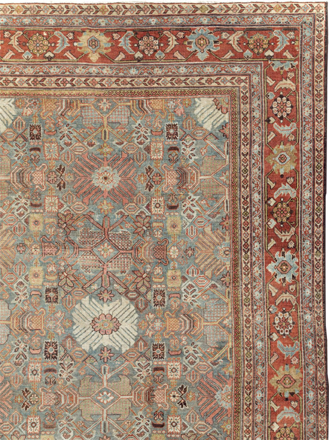 Antique Persian Mahal Carpet, No.29706 - Galerie Shabab