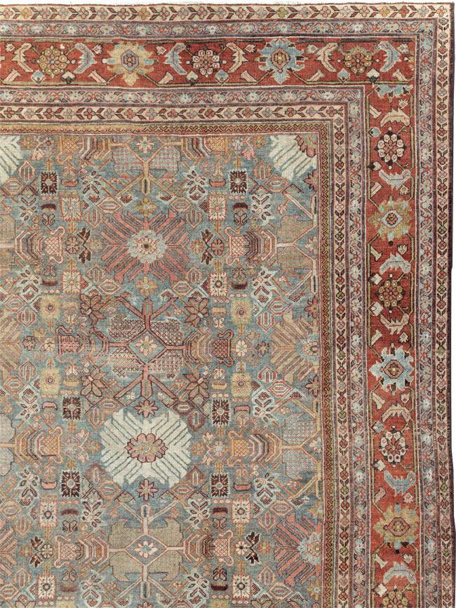 Antique Persian Mahal Carpet, No.29706 - Galerie Shabab