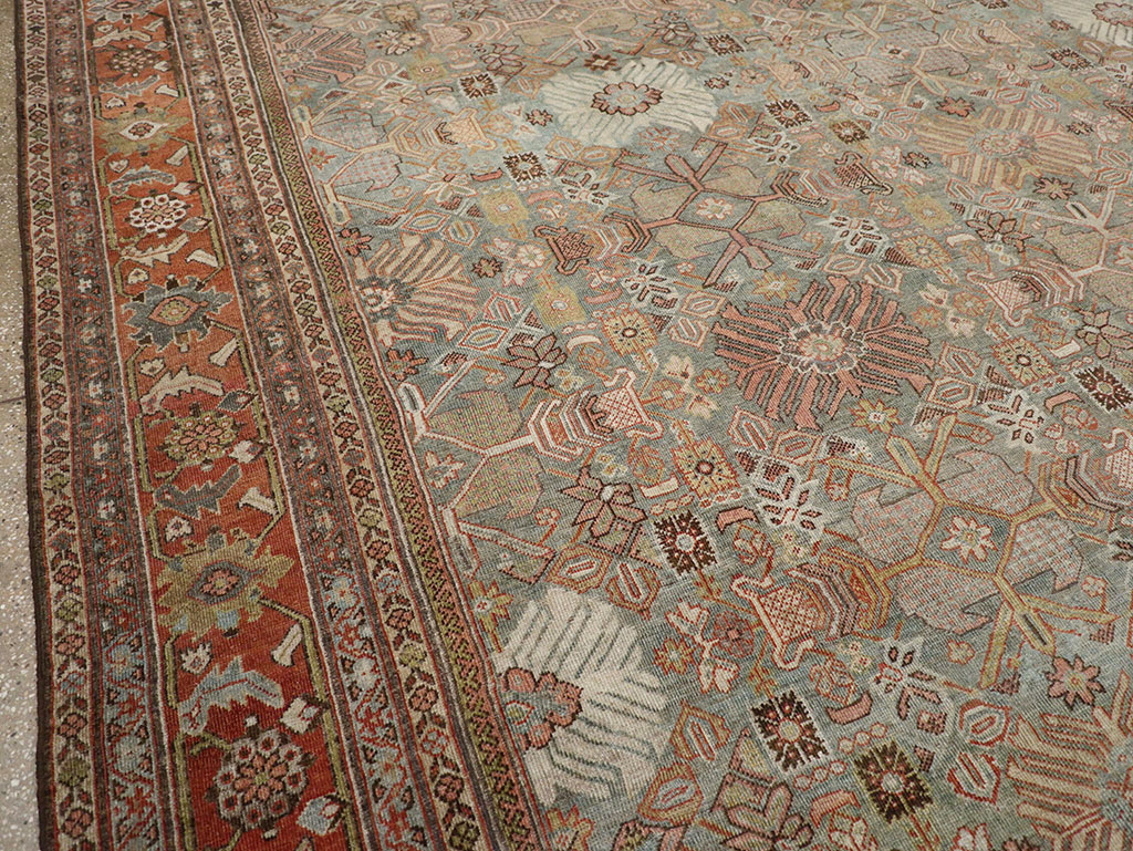 Antique Persian Mahal Carpet, No.29706 - Galerie Shabab