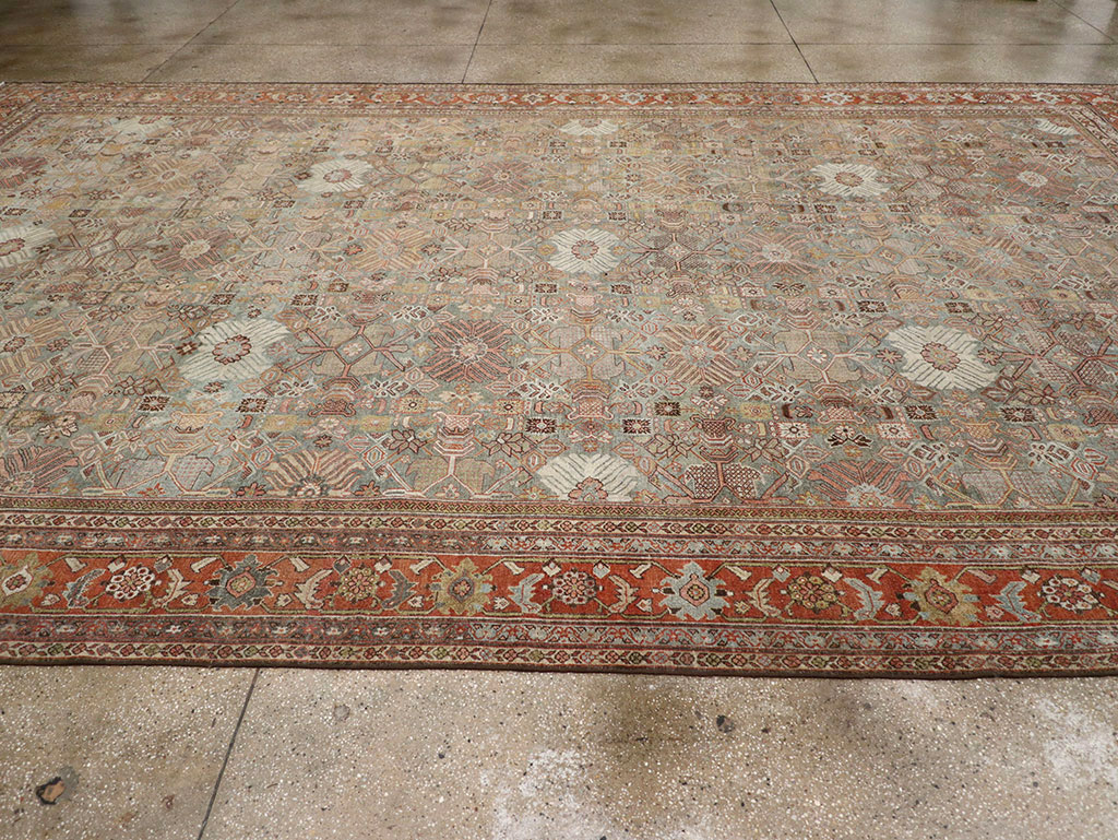 Antique Persian Mahal Carpet, No.29706 - Galerie Shabab