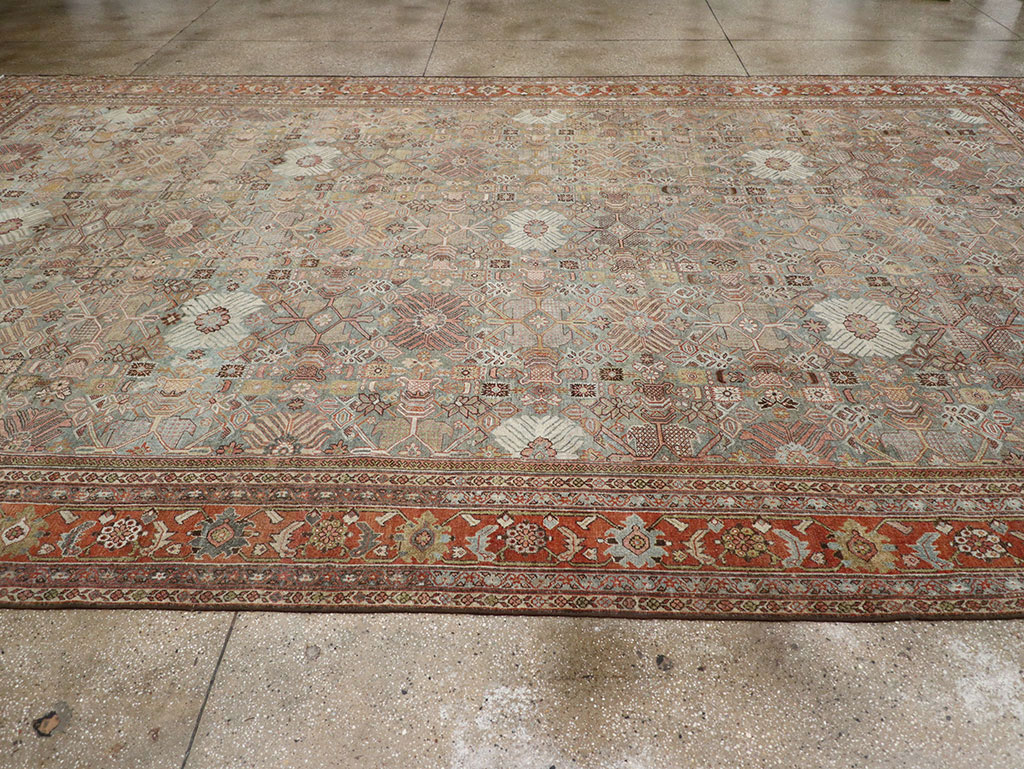 Antique Persian Mahal Carpet, No.29706 - Galerie Shabab