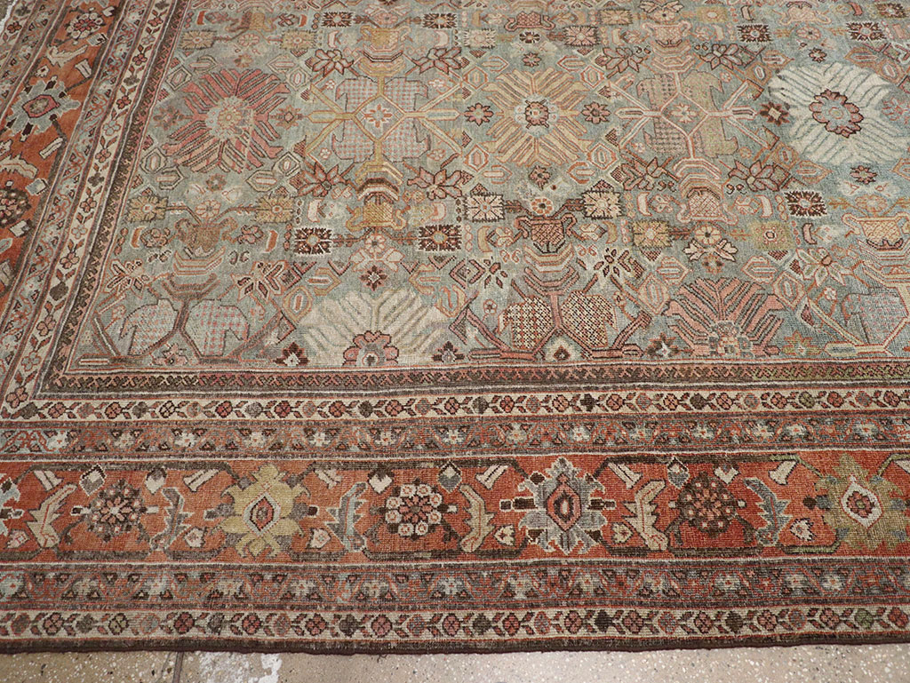 Antique Persian Mahal Carpet, No.29706 - Galerie Shabab