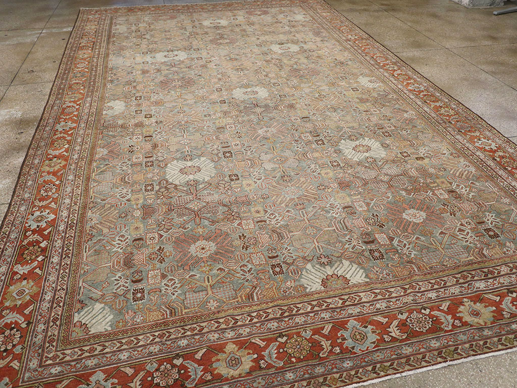 Antique Persian Mahal Carpet, No.29706 - Galerie Shabab