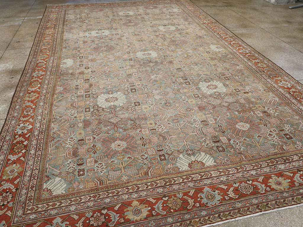 Antique Persian Mahal Carpet, No.29706 - Galerie Shabab