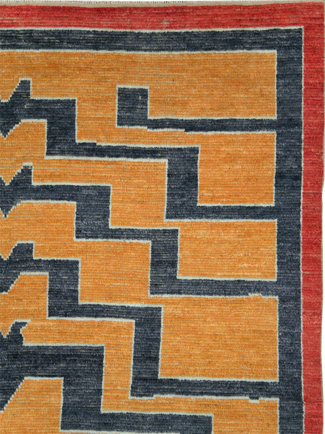 Contemporary Turkish Tulu Room Size Carpet, No.29707 - Galerie Shabab