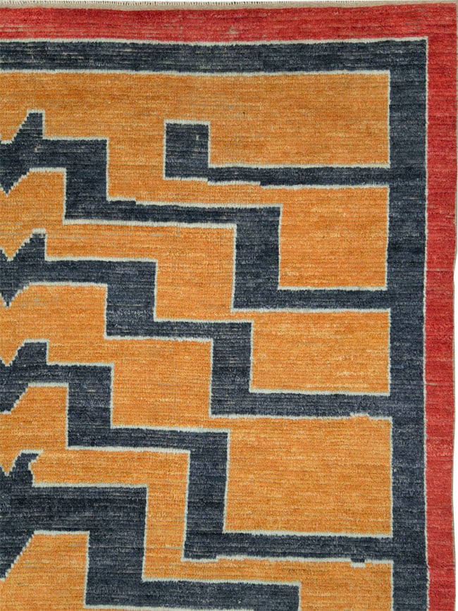 Contemporary Turkish Tulu Room Size Carpet, No.29707 - Galerie Shabab