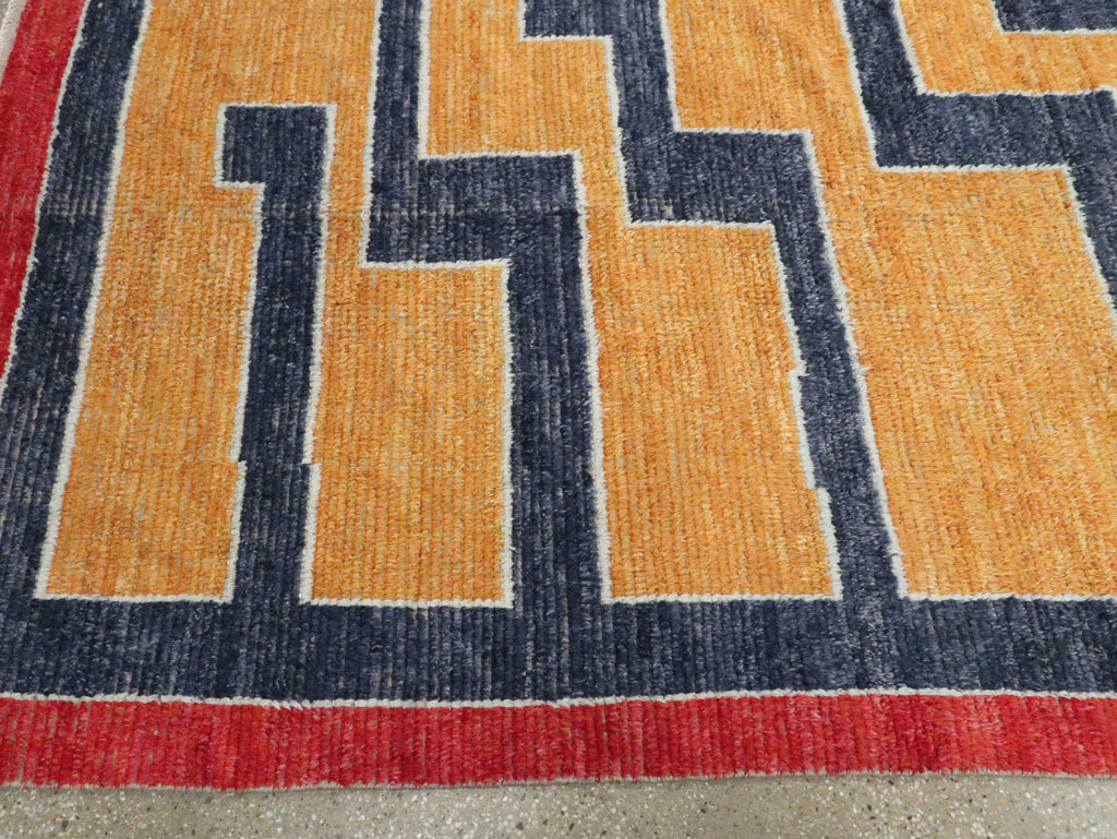 Contemporary Turkish Tulu Room Size Carpet, No.29707 - Galerie Shabab