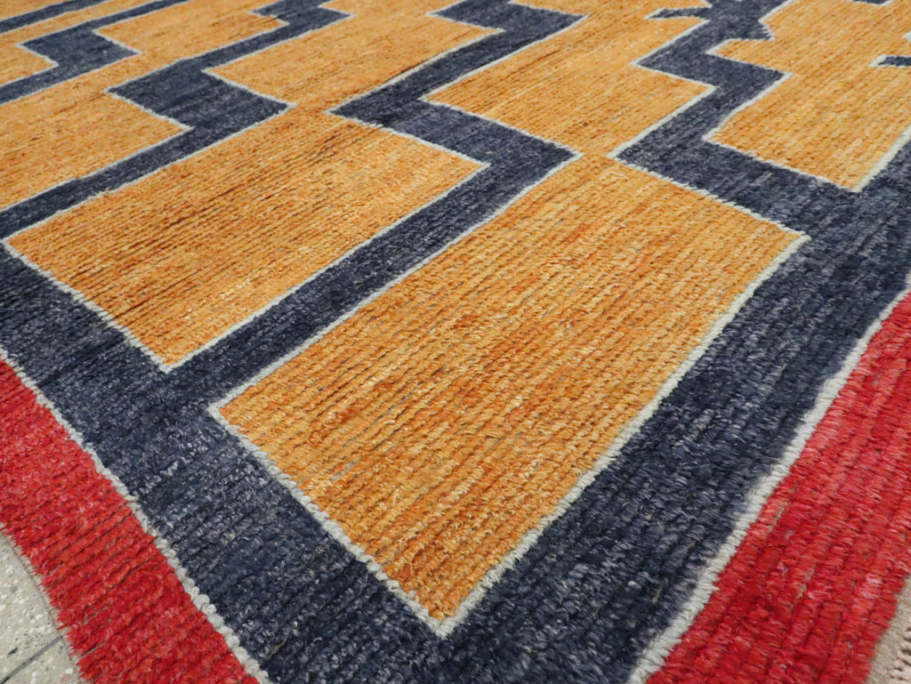 Contemporary Turkish Tulu Room Size Carpet, No.29707 - Galerie Shabab