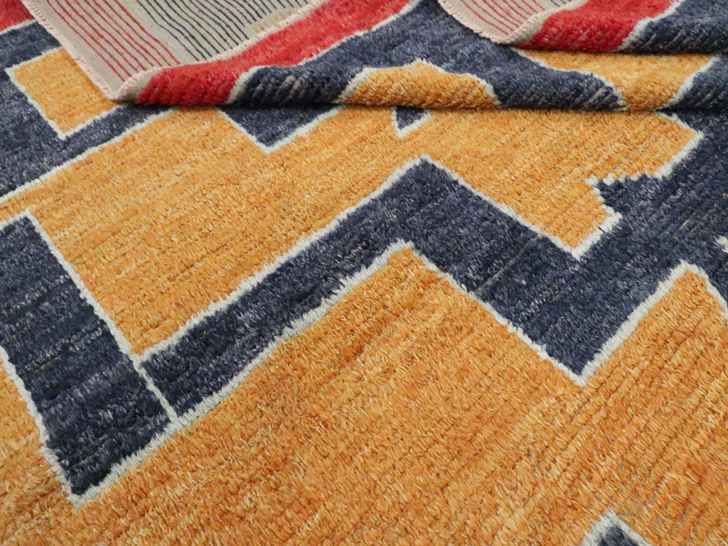 Contemporary Turkish Tulu Room Size Carpet, No.29707 - Galerie Shabab