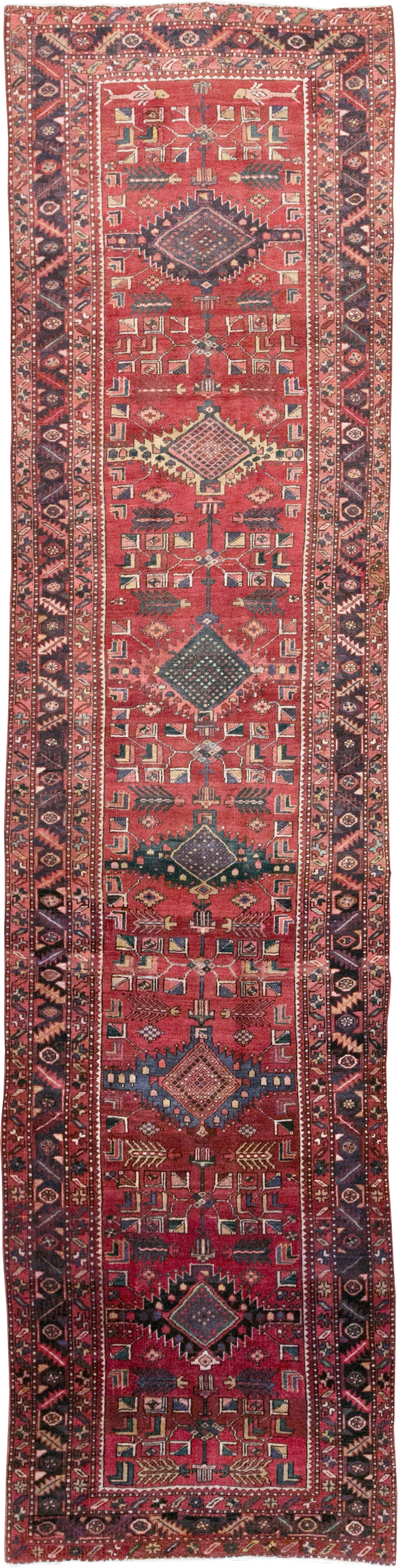 Vintage Persian Heriz Runner, No.29717 - Galerie Shabab
