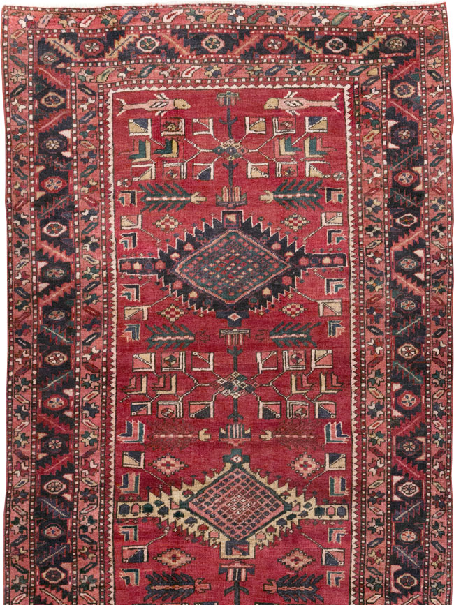 Vintage Persian Heriz Runner, No.29717 - Galerie Shabab