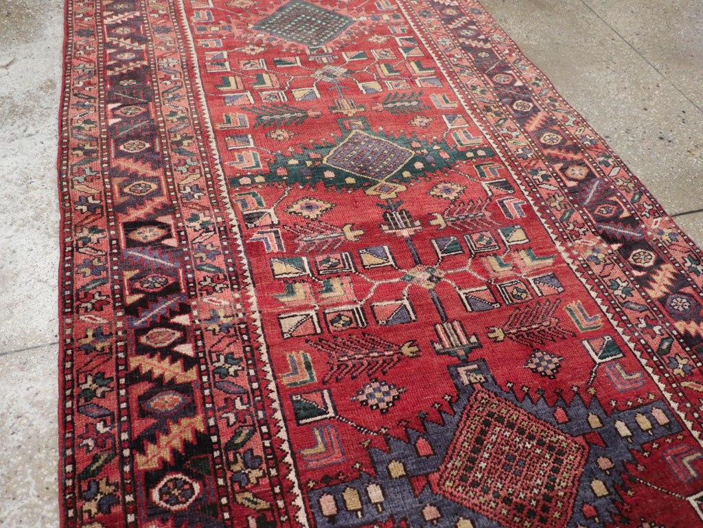Vintage Persian Heriz Runner, No.29717 - Galerie Shabab