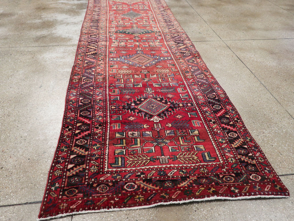 Vintage Persian Heriz Runner, No.29717 - Galerie Shabab