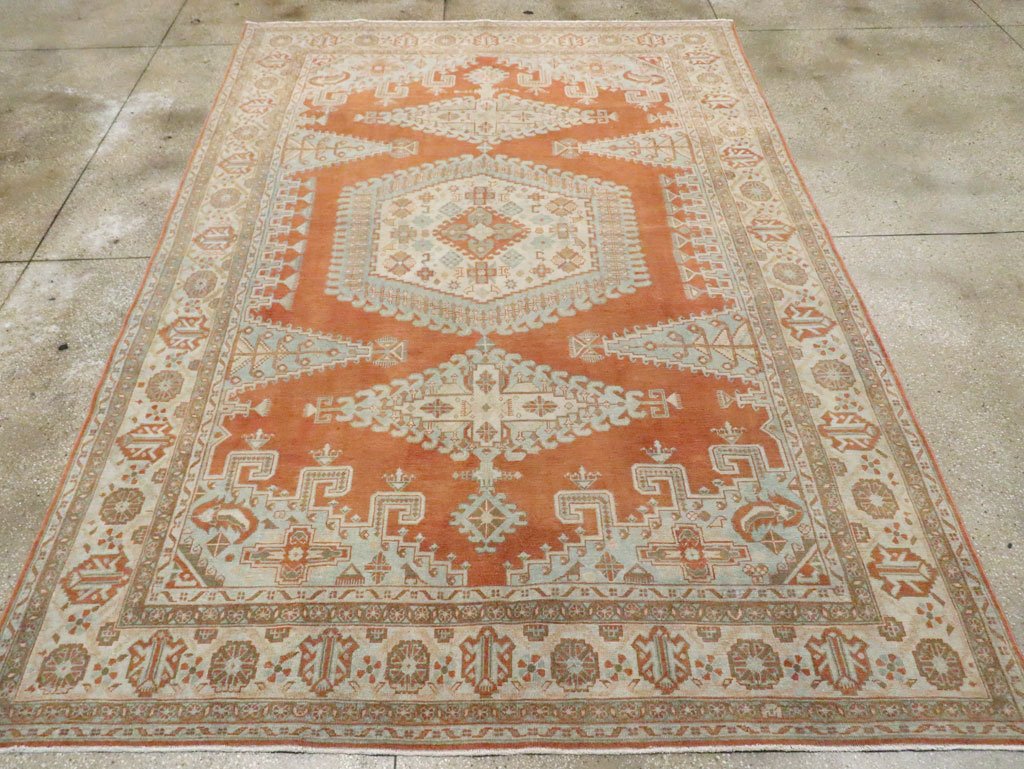 Vintage Persian Veece Room Size Carpet, No.29718 - Galerie Shabab