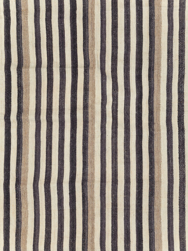 Modern Turkish Flatweave Kilim Room Size Carpet, No.29722 - Galerie Shabab