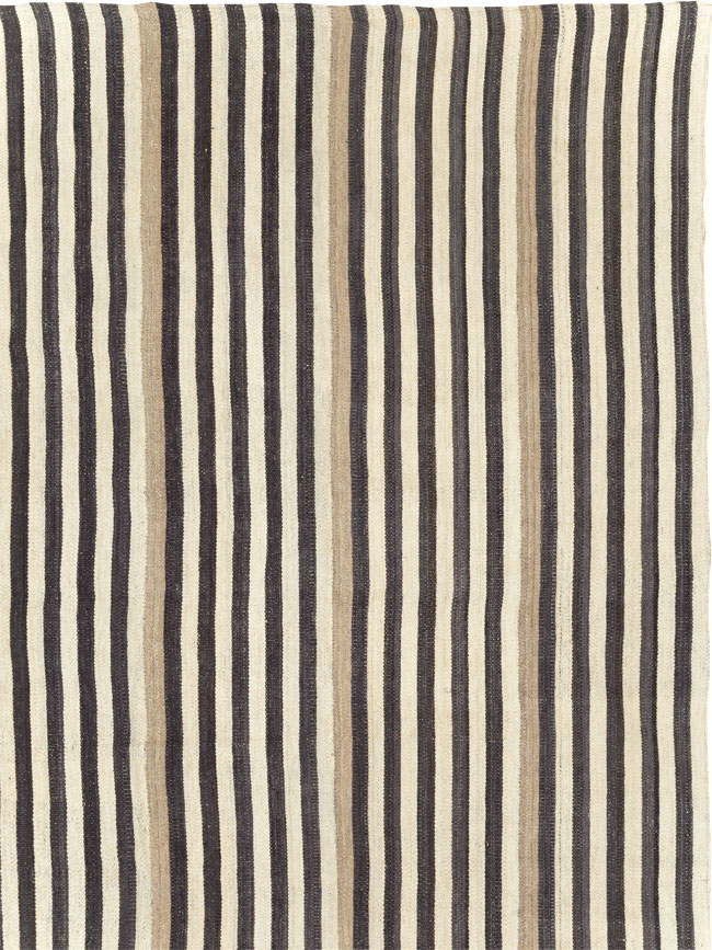 Modern Turkish Oversize Flatweave, No.29723 - Galerie Shabab