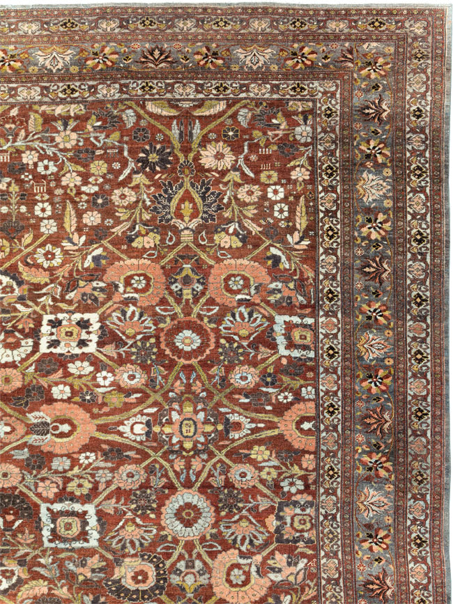 Antique Persian Bidjar Carpet, No.29741 - Galerie Shabab