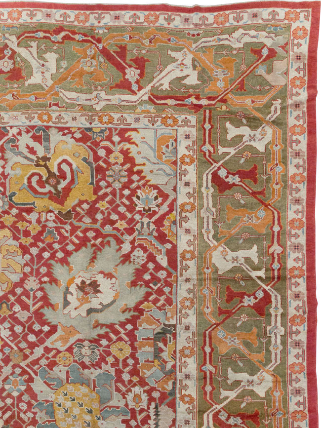 Antique Turkish Oushak Oversize Carpet, No.29744 - Galerie Shabab