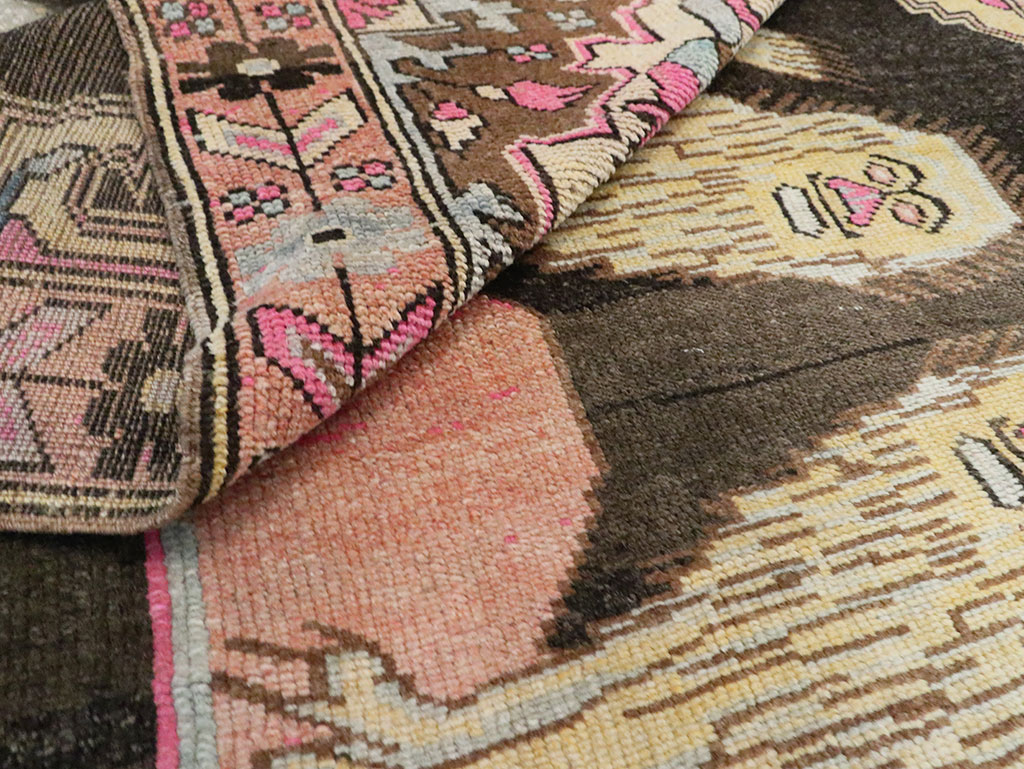 Vintage Pictorial Karabagh Rug, No.29756 - Galerie Shabab