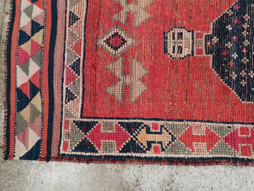 Vintage Turkish Anatolian Pictorial Runner, No.29759 - Galerie Shabab