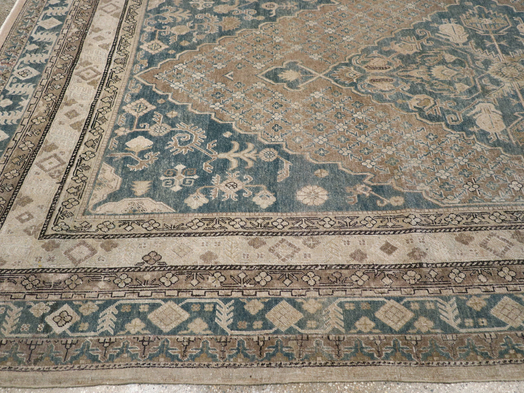 Antique East Turkestan Khotan Square Room Size Carpet, No.29762 - Galerie Shabab