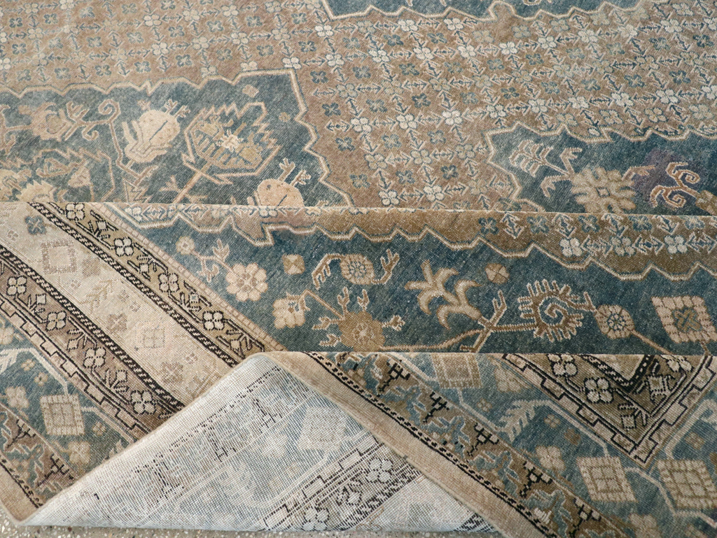 Antique East Turkestan Khotan Square Room Size Carpet, No.29762 - Galerie Shabab
