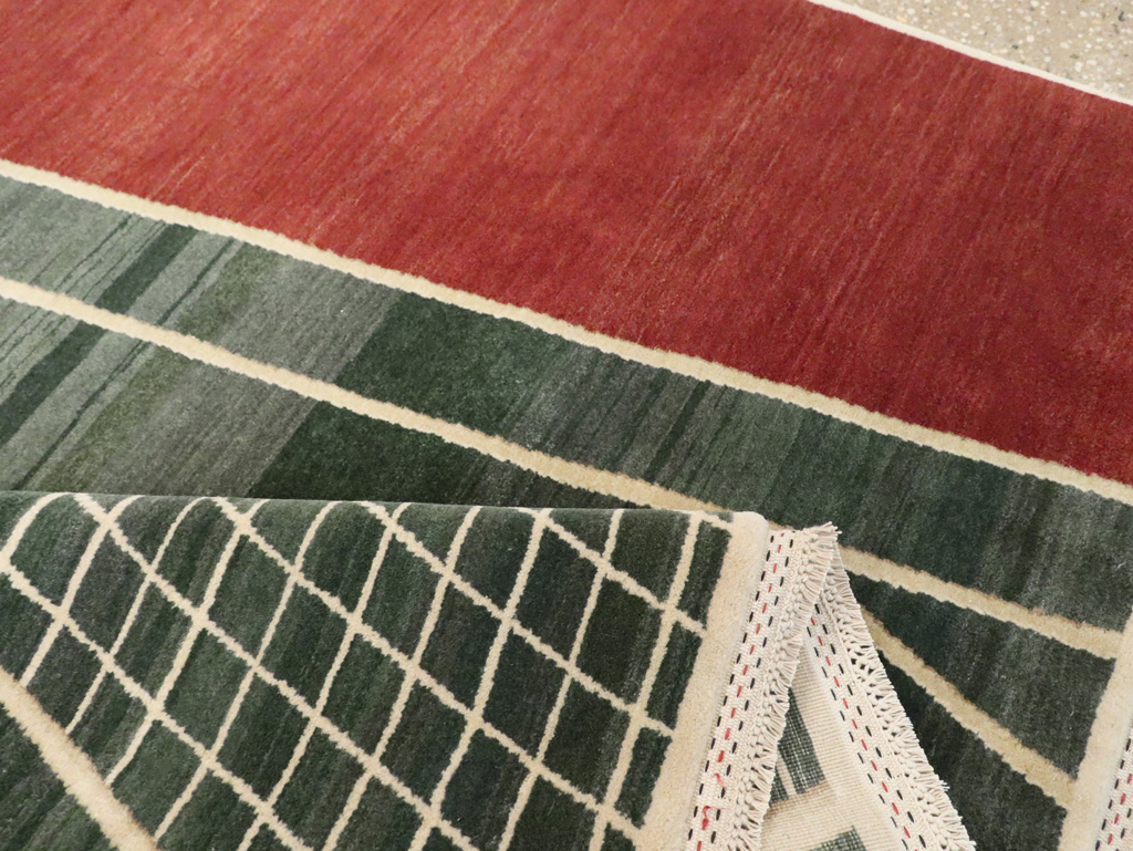 Modern Persian Tabriz Pictorial Rug (Pair: 1 of 2), No.29763 - Galerie Shabab